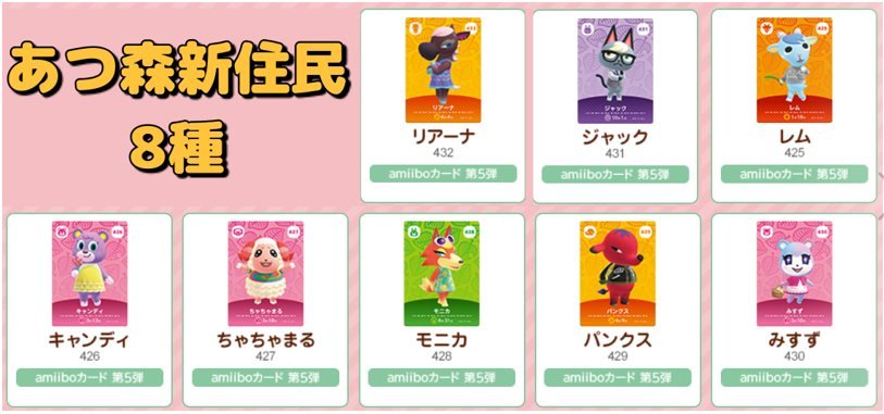2021新作】 あつまれどうぶつの森第5弾住民コンプ